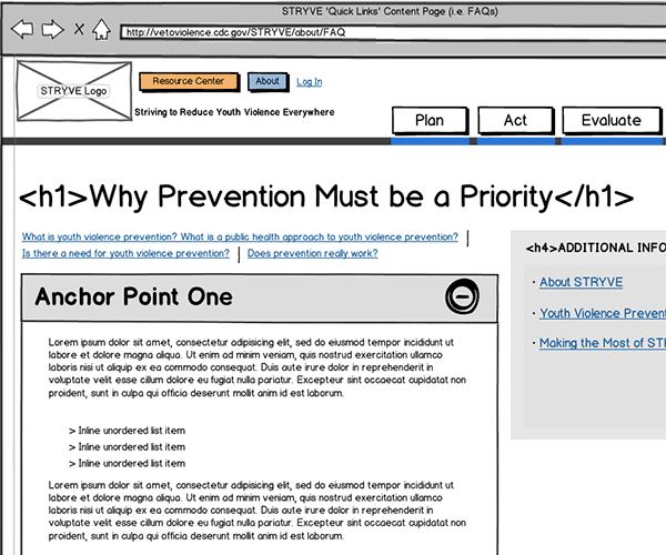Responsive Web App Wireframe Thumbnail