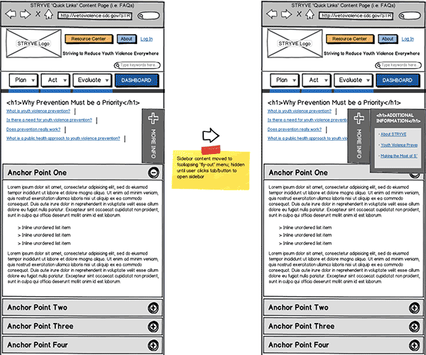 Responsive Web App Wireframe Thumbnail