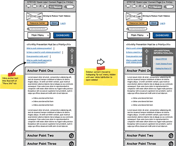 Responsive Web App Wireframe Thumbnail