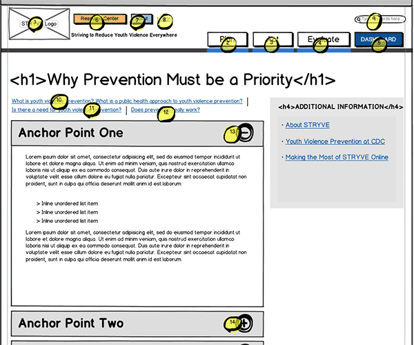 Responsive Web App Wireframe Thumbnail