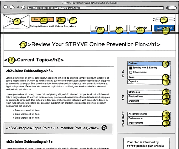 Responsive Web App Wireframe Thumbnail